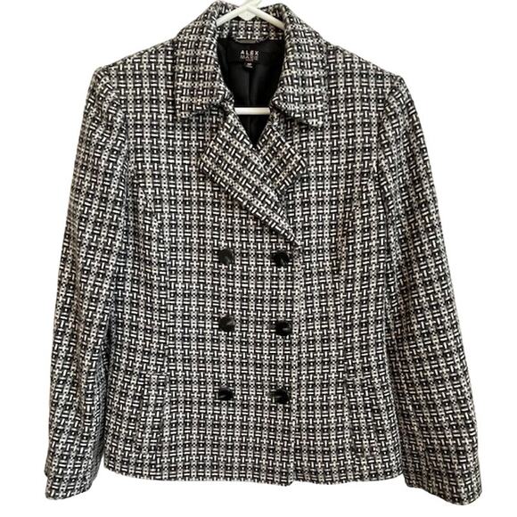 Alex Marie women's tweed double breasted blazer jacket. - Picture 1 of 11